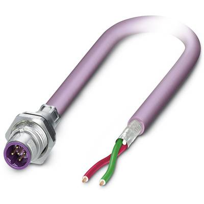 Bus system flat-type plug SACCBP-M12MSB-2CON-M16/2,0-910 1534368 Phoenix Contact (1534368)