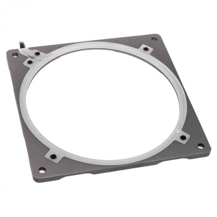 Ventilátor rács PHANTEKS Halos Lux 14cm RGB led Alu Szürke (PH-FF140RGBA_AG01)