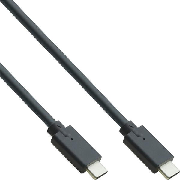 InLine 35706A καλώδιο USB USB 3.2 Gen 2 (3.1 Gen 2) 0,5 m USB C Μαύρος (Μαύρο)