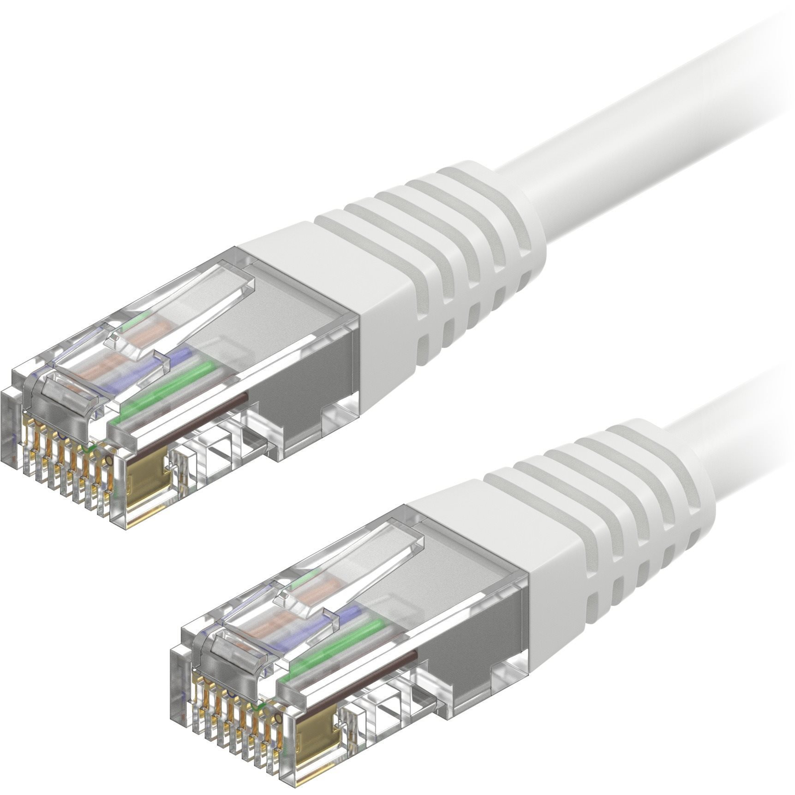AlzaPower Patch CAT5E UTP 5m, fehér (APW-CBP5EU0050W)
