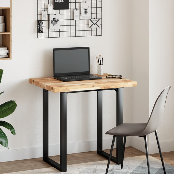 kezeletlen tömör akácfa fürdőszobapult 80x60x4 cm