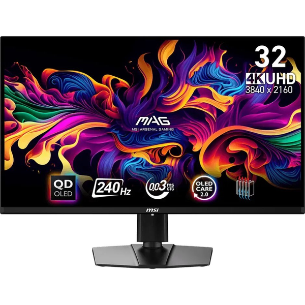 MSI MAG 321UPX QD-OLED 31,5" 4K 240Hz gaming monitor