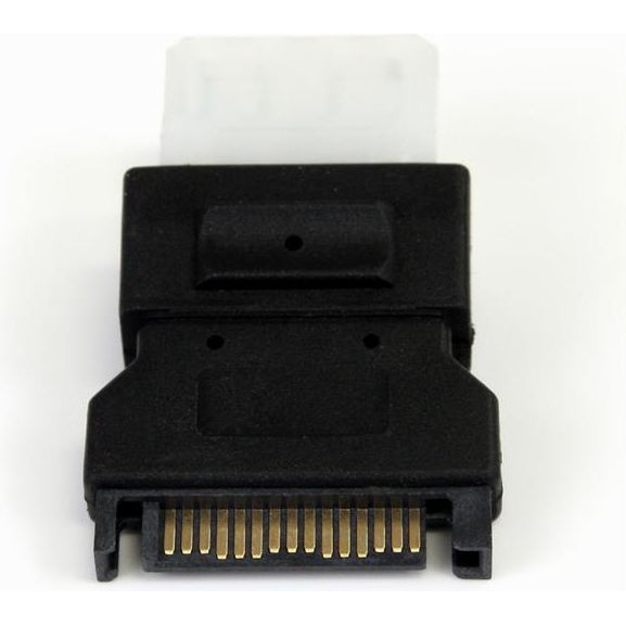 StarTech.com LP4SATAFM kabel kønsskifter SATA (15-pin) LP4 (4-pin) Sort