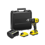 Stanley FatMax SFMCD710C2K-QW Akkus Fúrócsavarozó  - Tokmányos, 60 Nm ,1900 RMP, 2 x 1,5 Ah Akku + Töltő , Kofferben