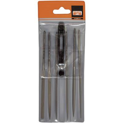 Tűreszelő készlet, 6 részes, 160 mm, műanyag táskában Bahco 2-470-16-1-0 (2-470-16-1-0)