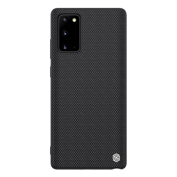 NILLKIN TEXTURED műanyag telefonvédő (érdes felület, közepesen ütésálló, szilikon keret, 3D minta) FEKETE [Samsung Galaxy Note 20 5G (SM-N981F)] (5996457976270)