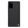 Текстуриран пластмасов заден капак Nillkin (средно въздействие, силиконова рамка, 3D модел), черен [Samsung Galaxy Note 20 (SM-N980F), Samsung Galaxy Note 20 5G (SM-N981F)]