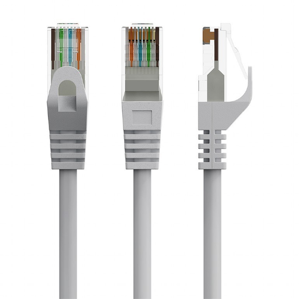 GEMBIRD Patch cord kat.6 meď UTP 10 m sivý