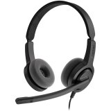 Стерео слушалки AXTEL Voice PC28 HD duo с 3,5 мм жак, черни