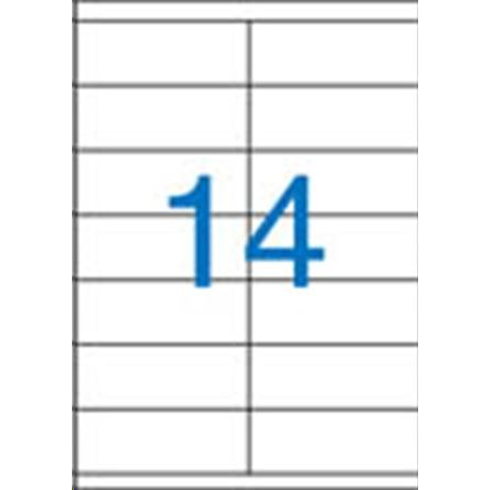 Victoria 105x40 mm univerzális etikett, 1400 darab (LCV11383) (LCV11383)