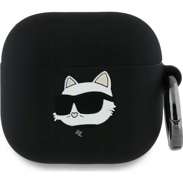 ETUI KARL LAGERFELD ZA AIRPODS 4 KLA4RUNCHK SILIKON
