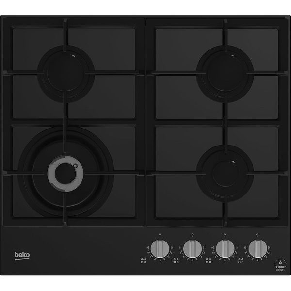 Beko HILW64325SB gáz főzőlap fekete beépített 59 cm 4 zóna