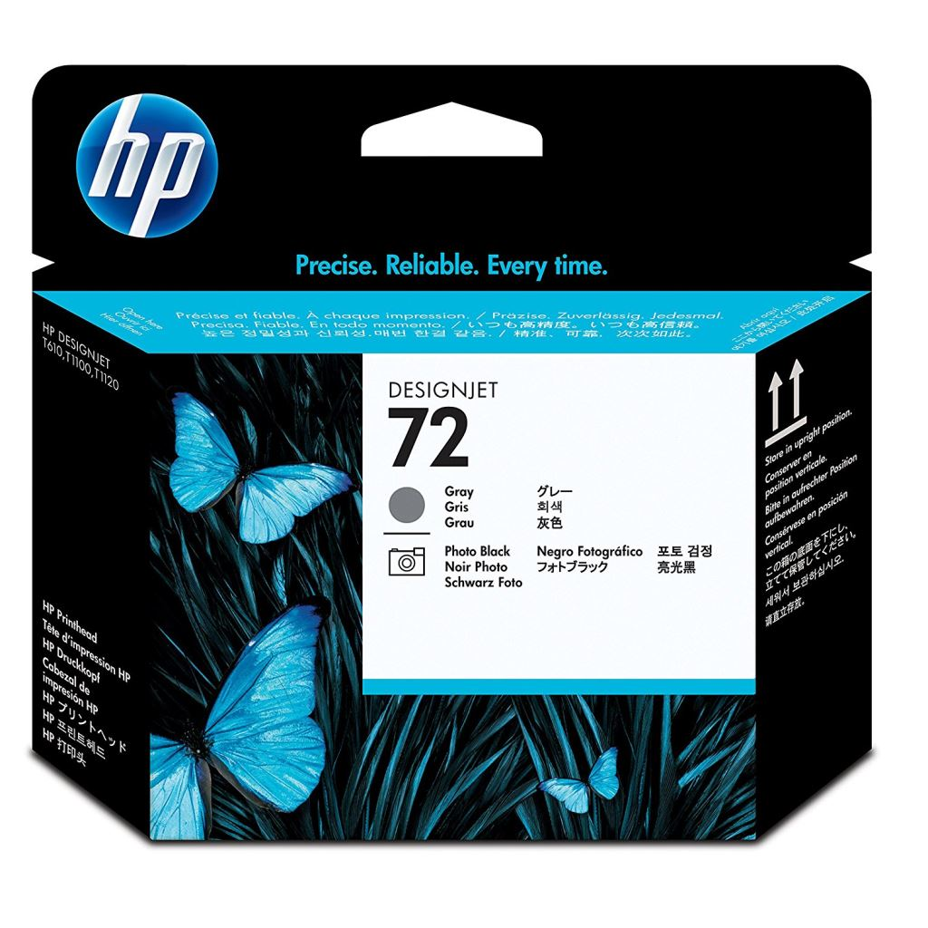 HP C9380A szürke és fotófekete DesignJet nyomtatófej (72) (C9380A)