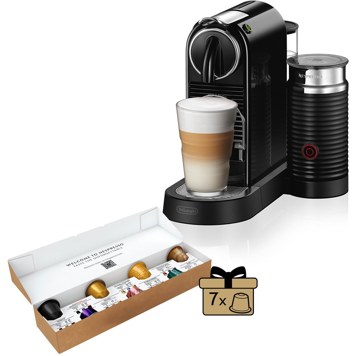 Nespresso De'Longhi CitiZ Black EN267.BAE (EN267.BAE)