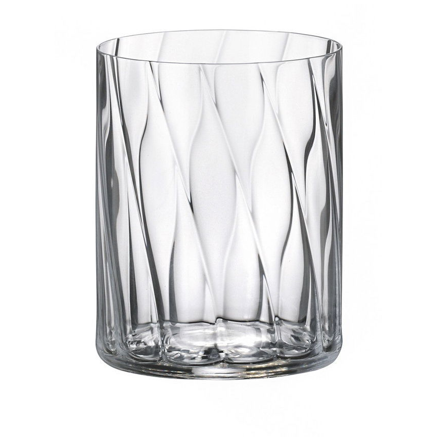 BOHEMIA ROYAL CRYSTAL Anita Spirale 390 ml, vizespohár készlet, 6 darab (18075)