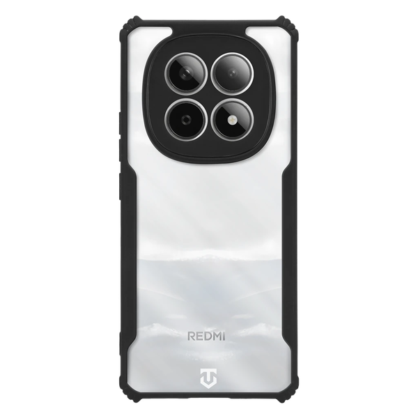 Tactical Quantum Stealth tok Xiaomi Redmi Note 15 5G készülékhez, átlátszó/fekete