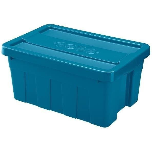 HEIDRUN Tároló doboz fedéllel 59 × 39 × 27 cm 45 l heavy duty