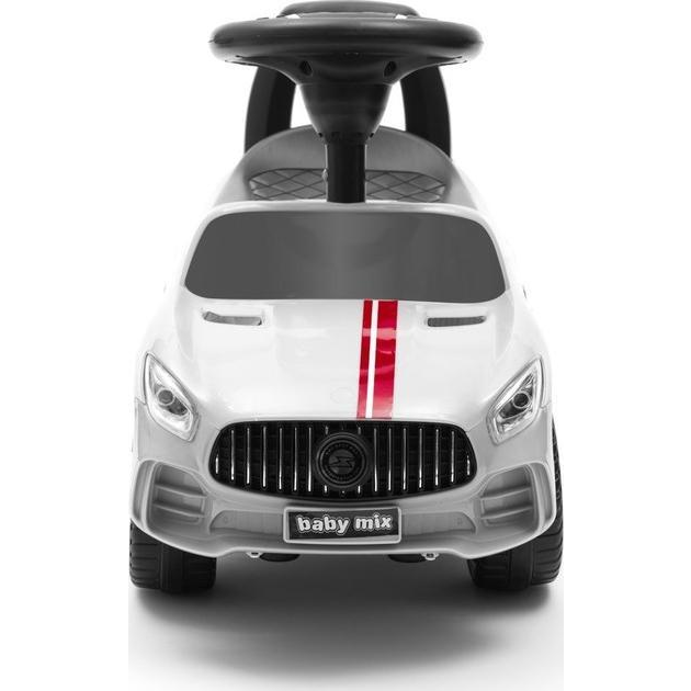 BABY MIX Racer Lábbal hajtós autó, fehér (CPOJ-13)