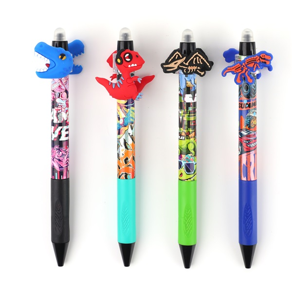 Nebulo Mérges dino radírozható nyomógombos zselés toll (DT-SPIN-01)