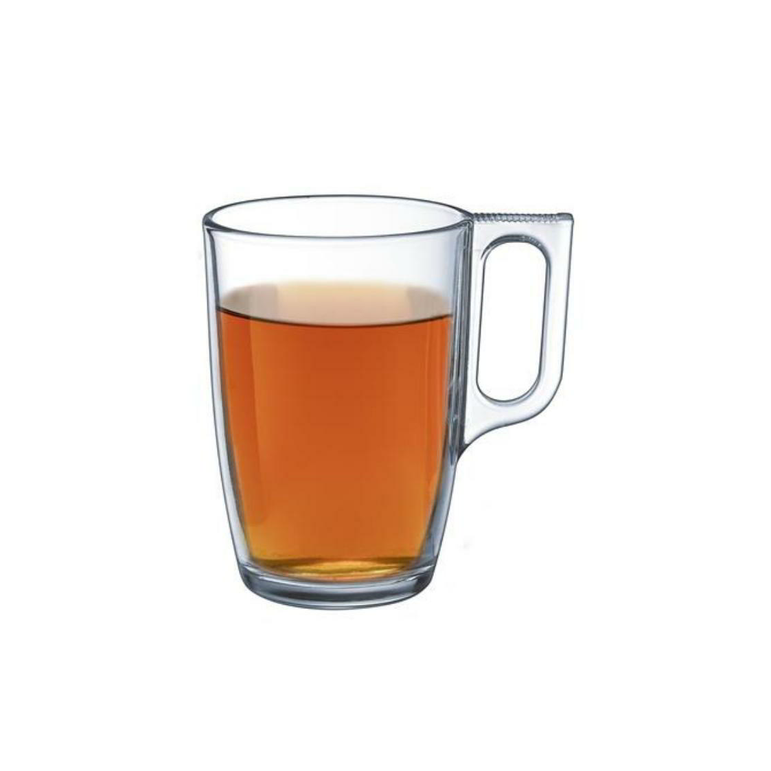 CoffeeTime 400ml Üvegbögre szett (6 db) - Átlátszó (1705BOG025)