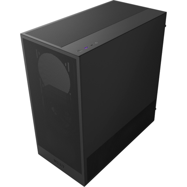 NZXT H5 Flow Midi Torony Számítógépház + 2db 120mm ventilátor - Fekete