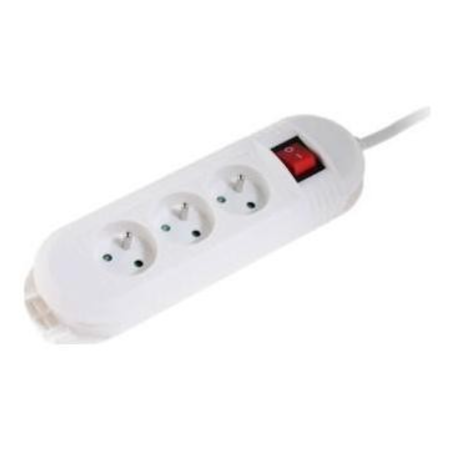 Hama 230V Elosztó 3 aljzatos 1.5m - Fehér (P2223751)