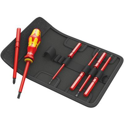 Комплект прави и кръстати отвертки Wera, 7 части, Kraftform Kompakt VDE 7 Universal 1