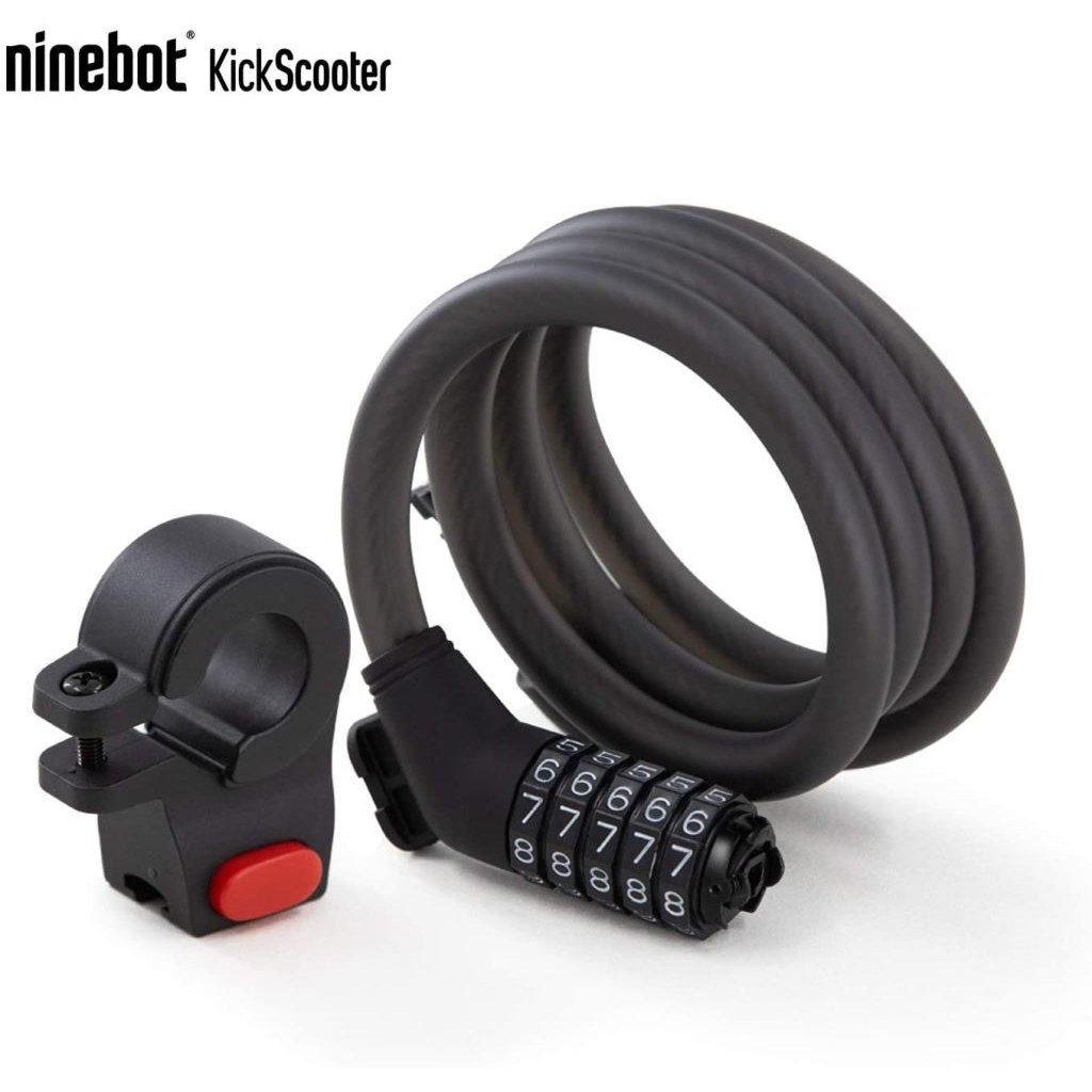 Ninebot by Segway KickScooter Password Lock kábelzár Fekete (20.40.0007.00)