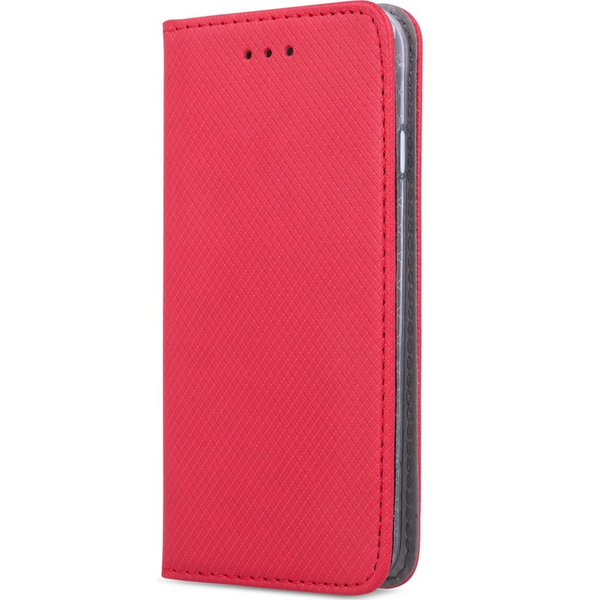 Xiaomi Redmi Note 9 Pro 5G / Mi 10T Lite 5G, Калъф със странично отваряне, стойка, Smart Magnet, червен (94350)