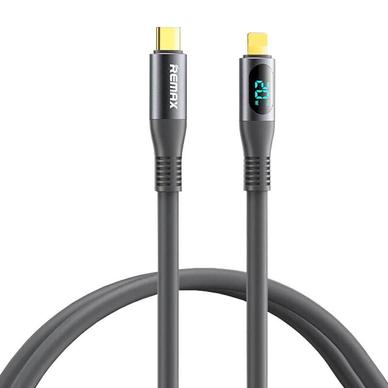 Kábel Remax USB typ C - Apple Lightning 1,2 m čierny