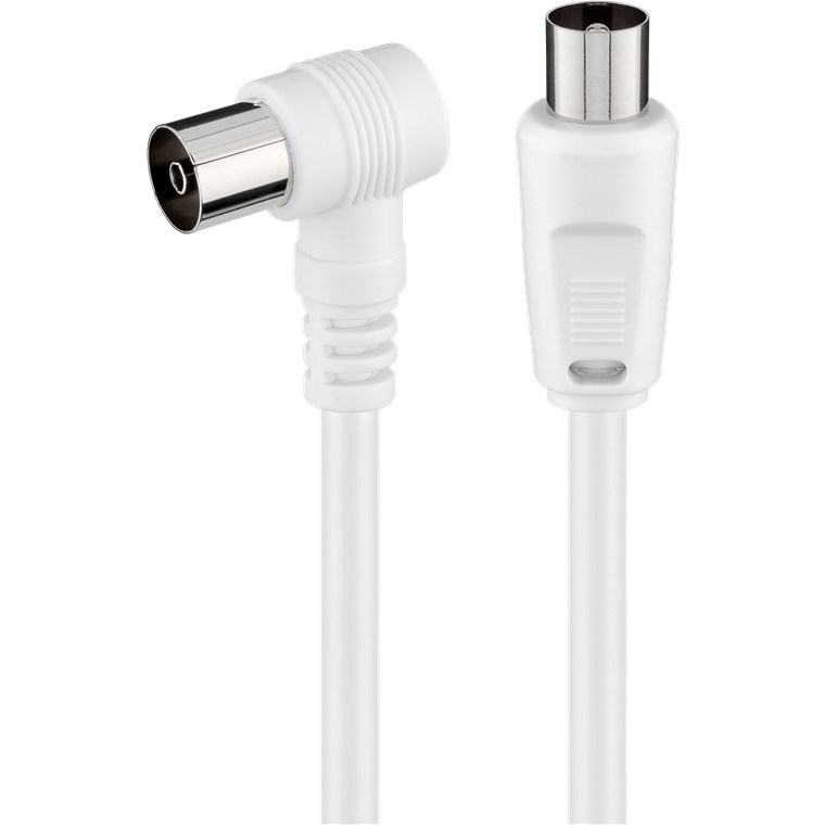 Goobay 11714 Koax antenna kábel 5m - Fehér (11714)
