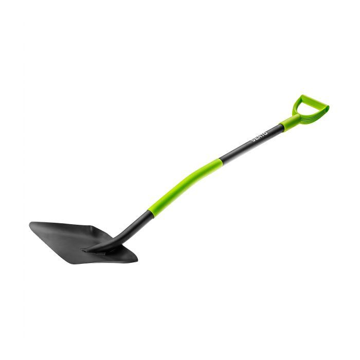 Verto 15G012 Lapát, fém nyél, műanyag markolat (Verto15G012)