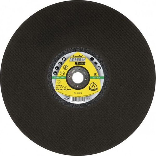 Klingspor KLINGSPOR TARCZA DO CIĘCIA METALU 406mm x 4,0mm x 25,4mm A624SX K351436