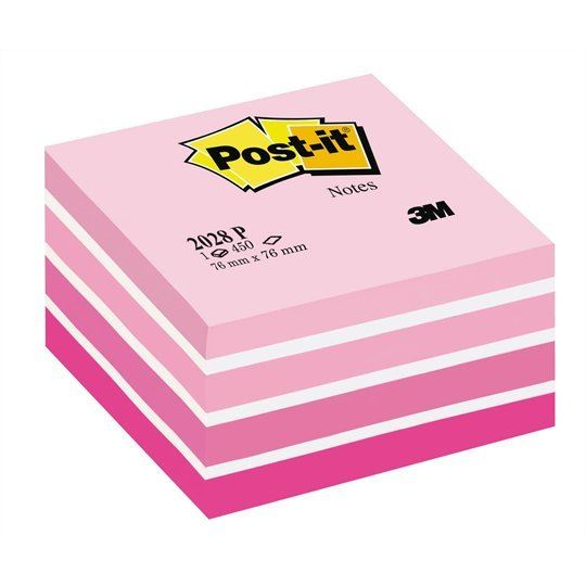 3M Post-it FT510093170 öntapadó jegyzettömb 76x76mm aquarell pink (LP2028P)