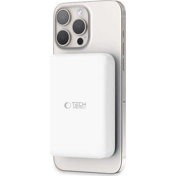 Tech-Protect PB11 LifeMag MagSafe Power Bank 10000mAh alb