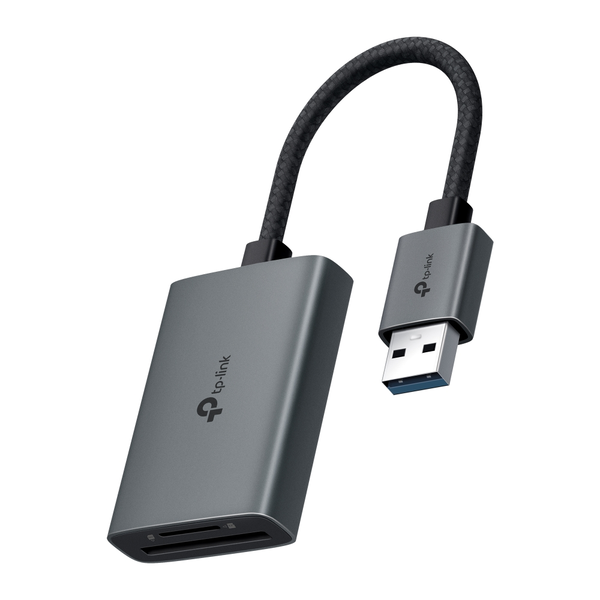 TP-Link UA430 geheugenkaartlezer USB 3.2 Gen 1 (3.1 Gen 1) Type-C Grijs