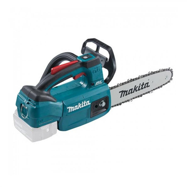 Акумулаторен верижен трион Makita DUC254CZ, 18 V, Дължина на острието 25 см, Скорост на веригата 22.5 м/с, Стъпка на веригата 1/4, Жлебове на веригата 1.3 мм, Без зарядно устройство и батерия в комплекта за доставка
