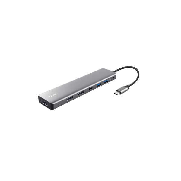Trust Dalyx 7 az 1-ben Univerzális USB-C Laptop dokkoló Állomás 100 Watt