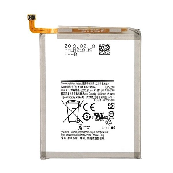 Samsung Galaxy A70 / A70s SM-A705F / A707F, Akkumulátor, 4500 mAh, Li-Ion, kompatibilis