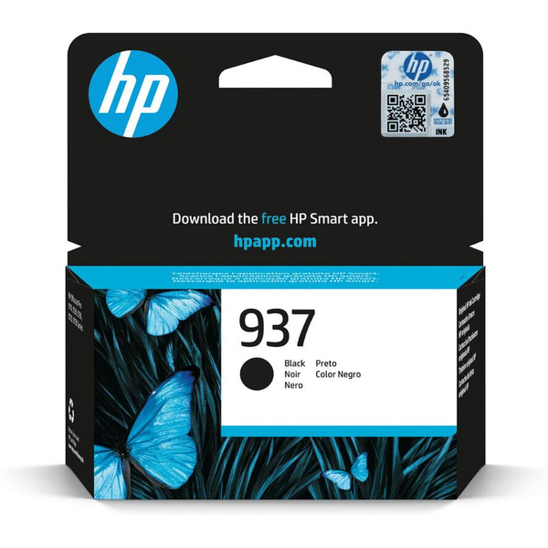 HP No.937 Zwart 1.250 pagina`s (Origineel)