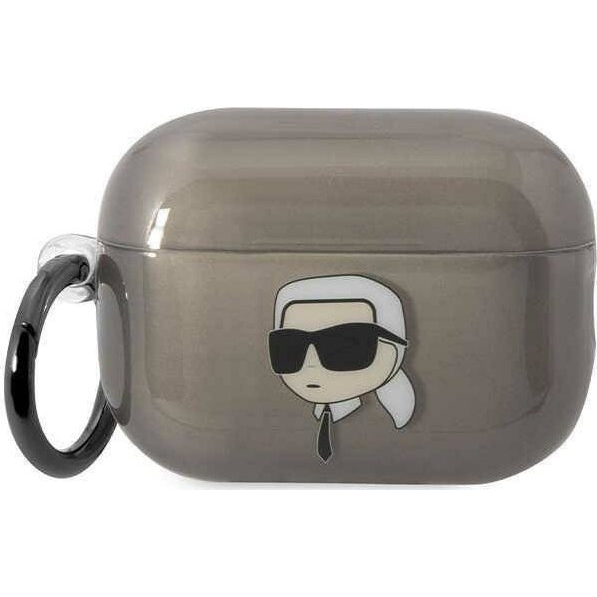 KARL LAGERFELD IKONIK OVITEK KARL CASE ZA AIRPODS PRO 2 ČRN