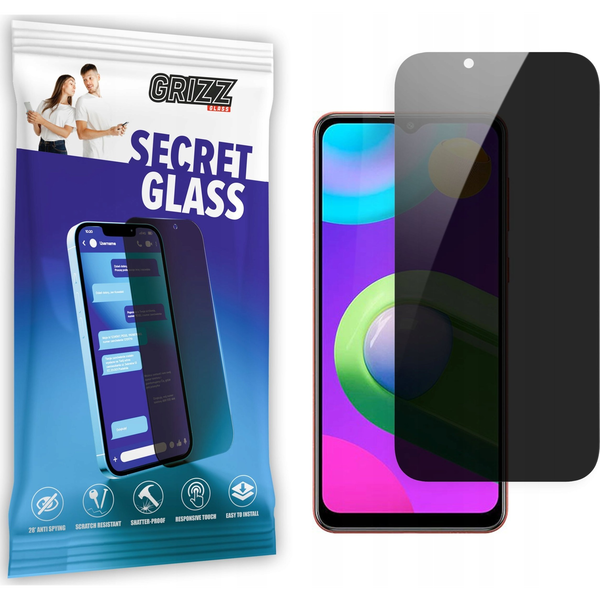  GrizzGlass Szkło prywatyzujące GrizzGlass SecretGlass Samsung Galaxy M02