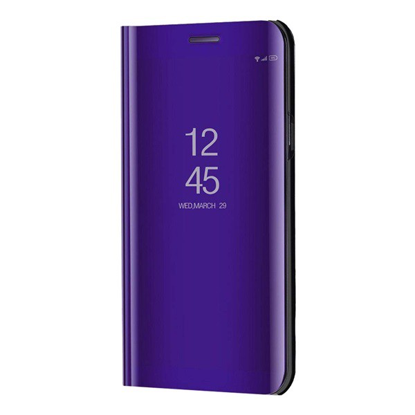 Tok álló (aktív FLIP, oldalra nyíló, asztali tartó funkció, tükrös felület, Mirror View Case) LILA [Samsung Galaxy S22 Plus 5G (SM-S906)] (5996591120058)