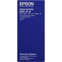 Epson ERC-31 Mini Printer Fabric Ribbon, Black printerbånd Sort