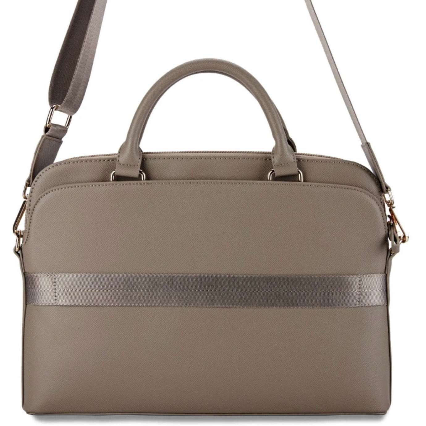 Guess PU Grained Triangle Logo 15 / 16" barna laptop táska (GUCB15PGTSPSW)