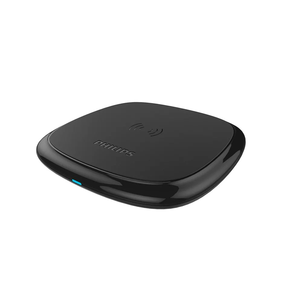 Philips DLP9210/00 mobiltelefon töltő Mobiltelefon, Okostelefon, Táblagép Fekete USB Vezeték nélkül tölthető Gyorstöltés Beltéri (DLP9210/00)