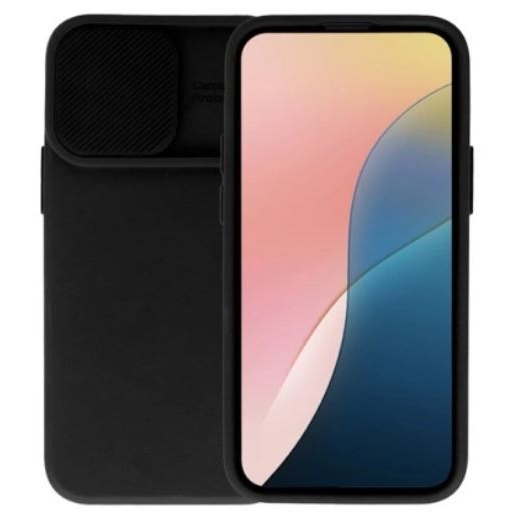 Gigapack Samsung Galaxy S23 (SM-S911) kameravédős szilikon tok matt fekete (GP-135288) (GP-135288)