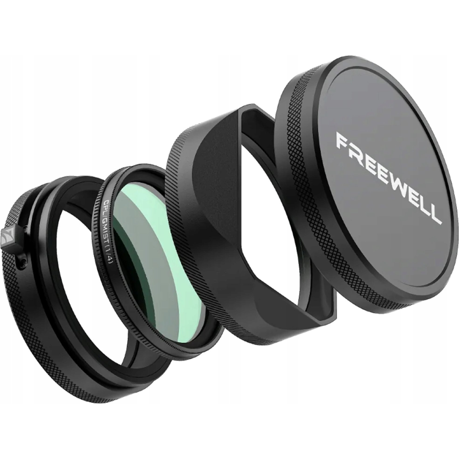 FujiX100 Filter Kit with Lens Hood Freewell (black) (FW-FU-XB)