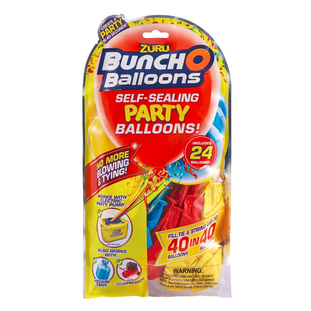 Zuru Toys Bunch O Balloons Party színes lufi készlet - 40 darabos (56179AUQ2)