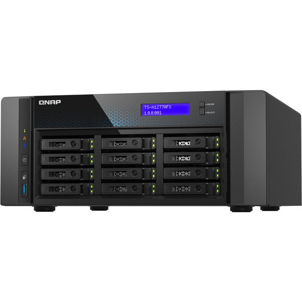 QNAP TS-H1277AFX-R7-32G NAS & lagringsserver Tower AMD Ryzen™ 7 32 GB DDR5 0 TB QuTS hero Sort